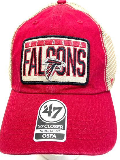 Atlanta Falcons NFL "Red Lawton" Vintage Style Stretch Fit Mesh Cap by '47 Brand