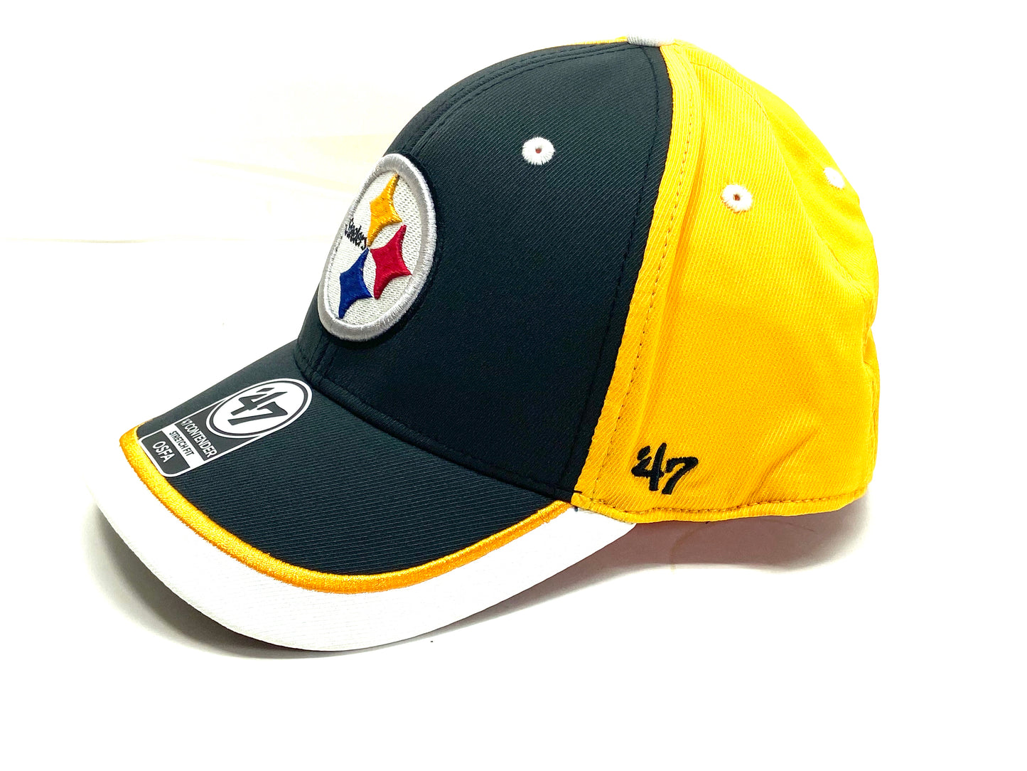 Pittsburgh Steelers NFL Contender Series "Crash Line" Stretch Fit Cap by '47 Brand