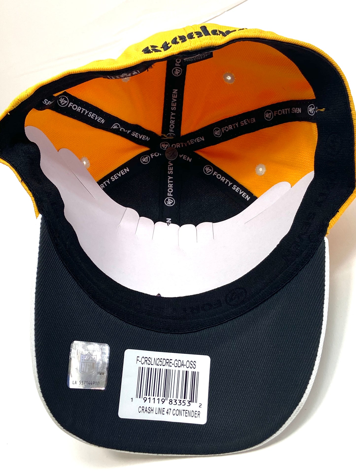 Pittsburgh Steelers NFL Contender Series "Crash Line" Stretch Fit Cap by '47 Brand