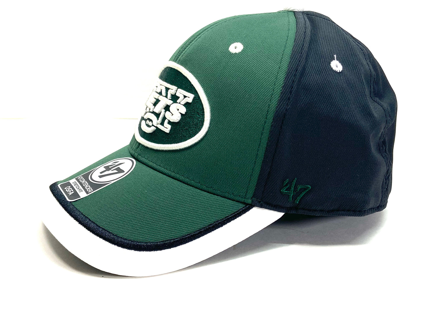 New York Jets NFL Contender Series "Crash Line" Stretch Fit Cap by '47 Brand