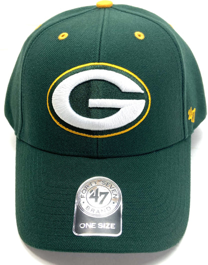 Green Bay Packers NFL '47 MVP Series "Audible" 15% Wool Ball Cap by '47 Brand