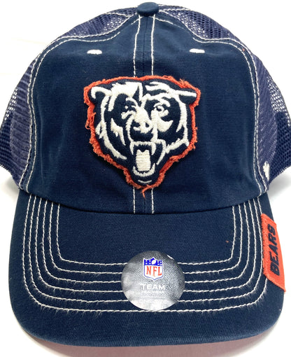 Chicago Bears NFL Navy Turner Clean-Up Adjustable Mesh Snapback by '47 Brand