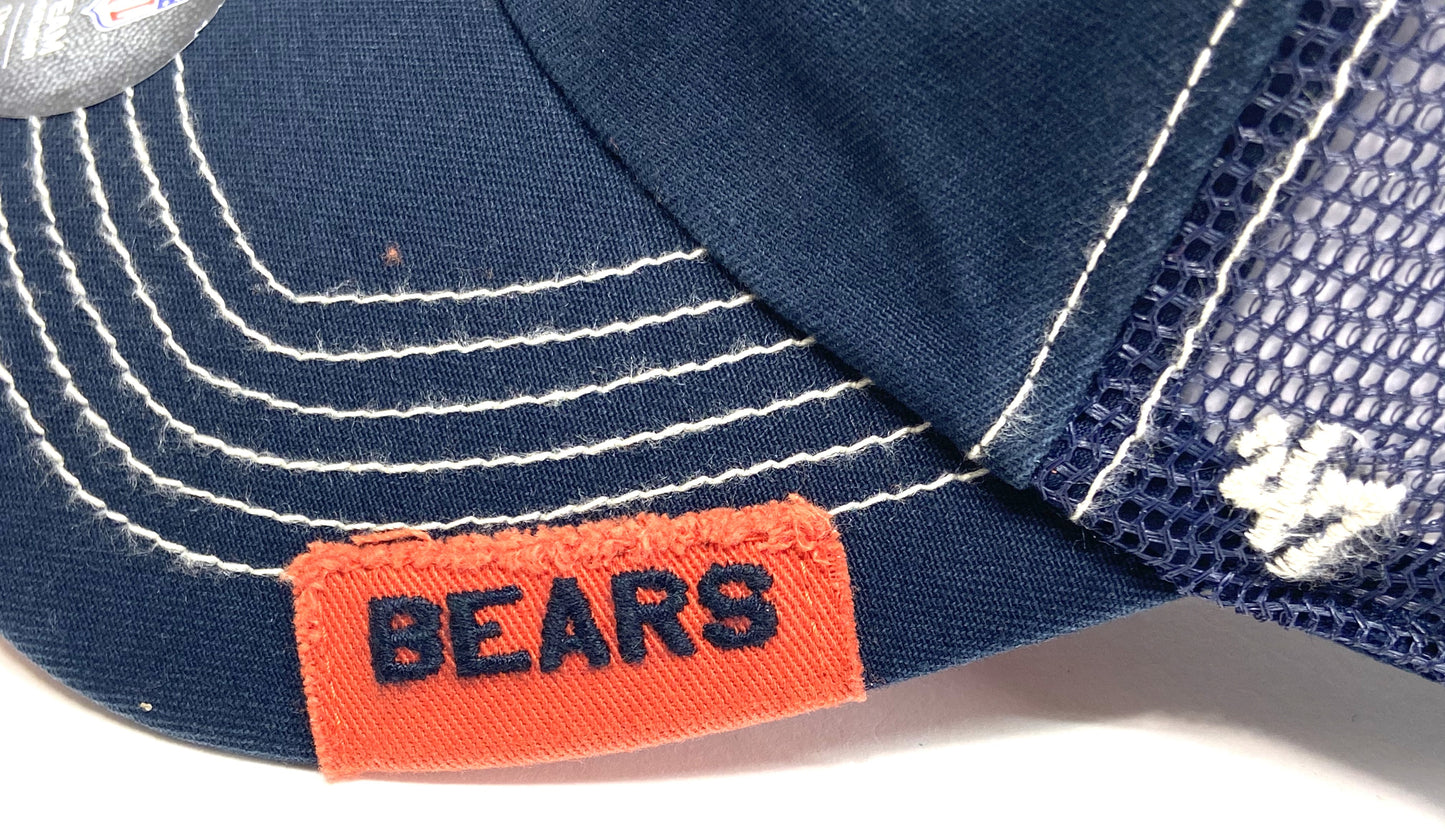 Chicago Bears NFL Navy Turner Clean-Up Adjustable Mesh Snapback by '47 Brand