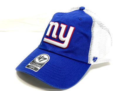 New York Giants NFL Royal Blue Ripley Closer Stretch Fit Mesh Cap by '47 Brand