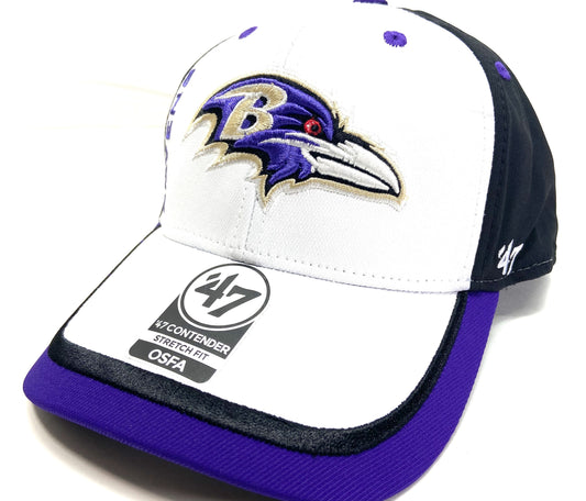 Baltimore Ravens NFL Contender Series "Crash Line" Stretch Fit Cap by '47 Brand