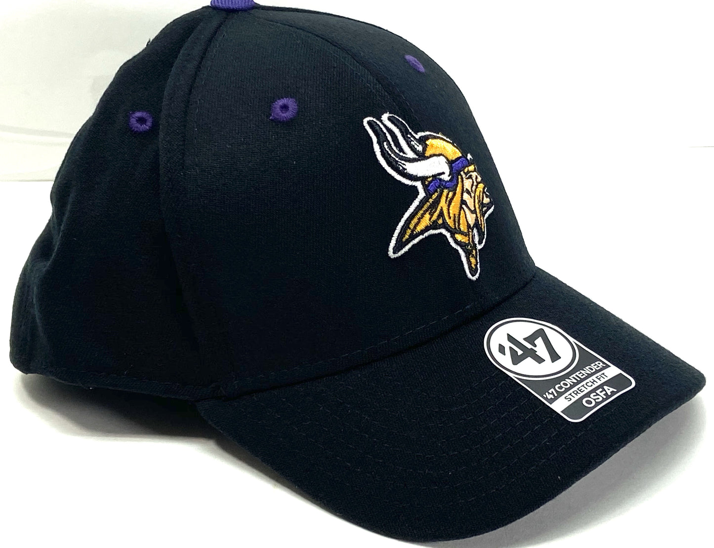 Minnesota Vikings NFL Kickoff Contender Stretch Fit 10% Wool Cap by '47 Brand