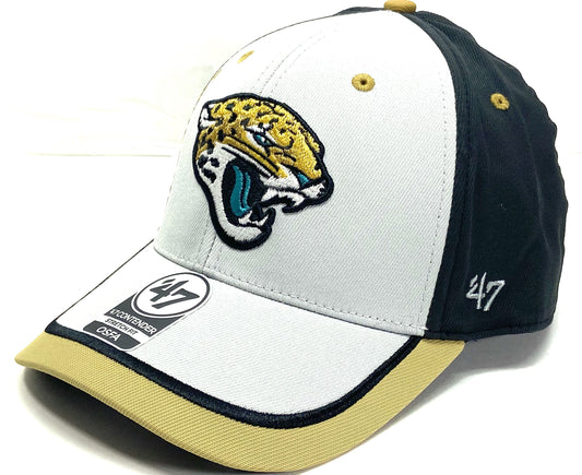 Jacksonville Jaguars NFL Crash Line '47 Contender Stretch Fit Ball Cap by '47 Brand