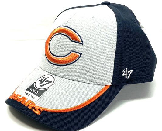 Chicago Bears NFL MVP Series "Gray Gabbro" Adjustable Ball Cap by '47 Brand