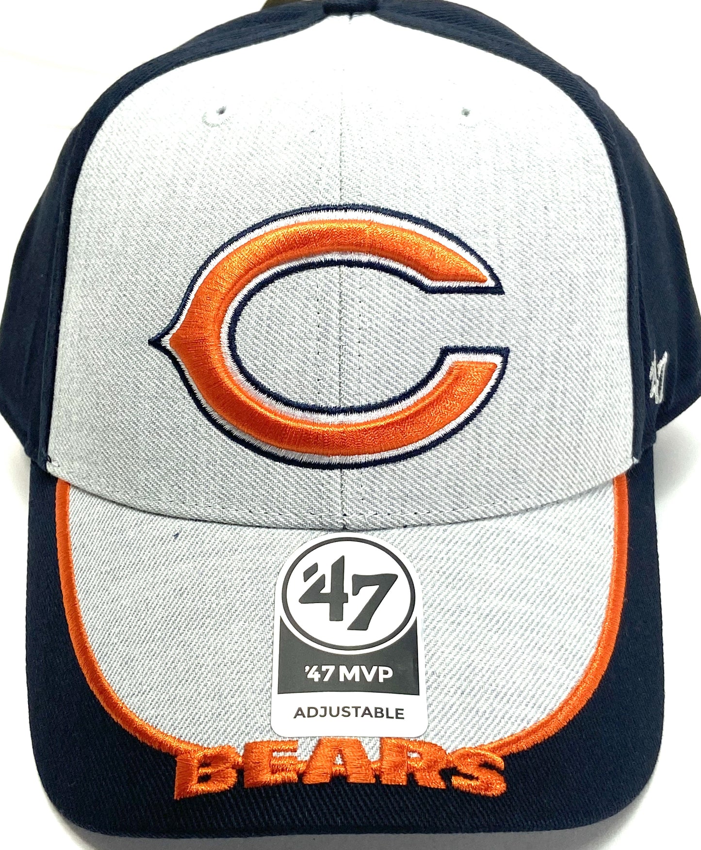 Chicago Bears NFL MVP Series "Gray Gabbro" Adjustable Ball Cap by '47 Brand