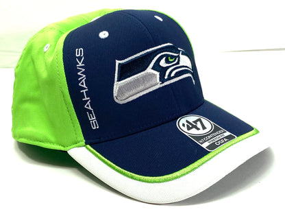 Seattle Seahawks NFL Contender Series "Crash Line" Stretch Fit Cap by '47 Brand