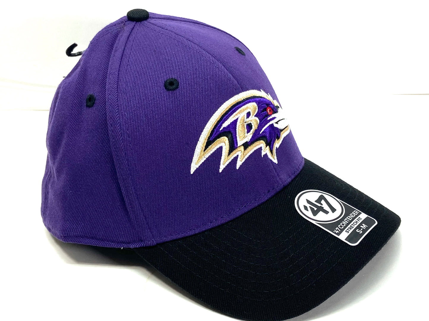 Baltimore Ravens NFL Contender S/M "Kickoff" Style Stretch Fit Ball Cap by '47 Brand