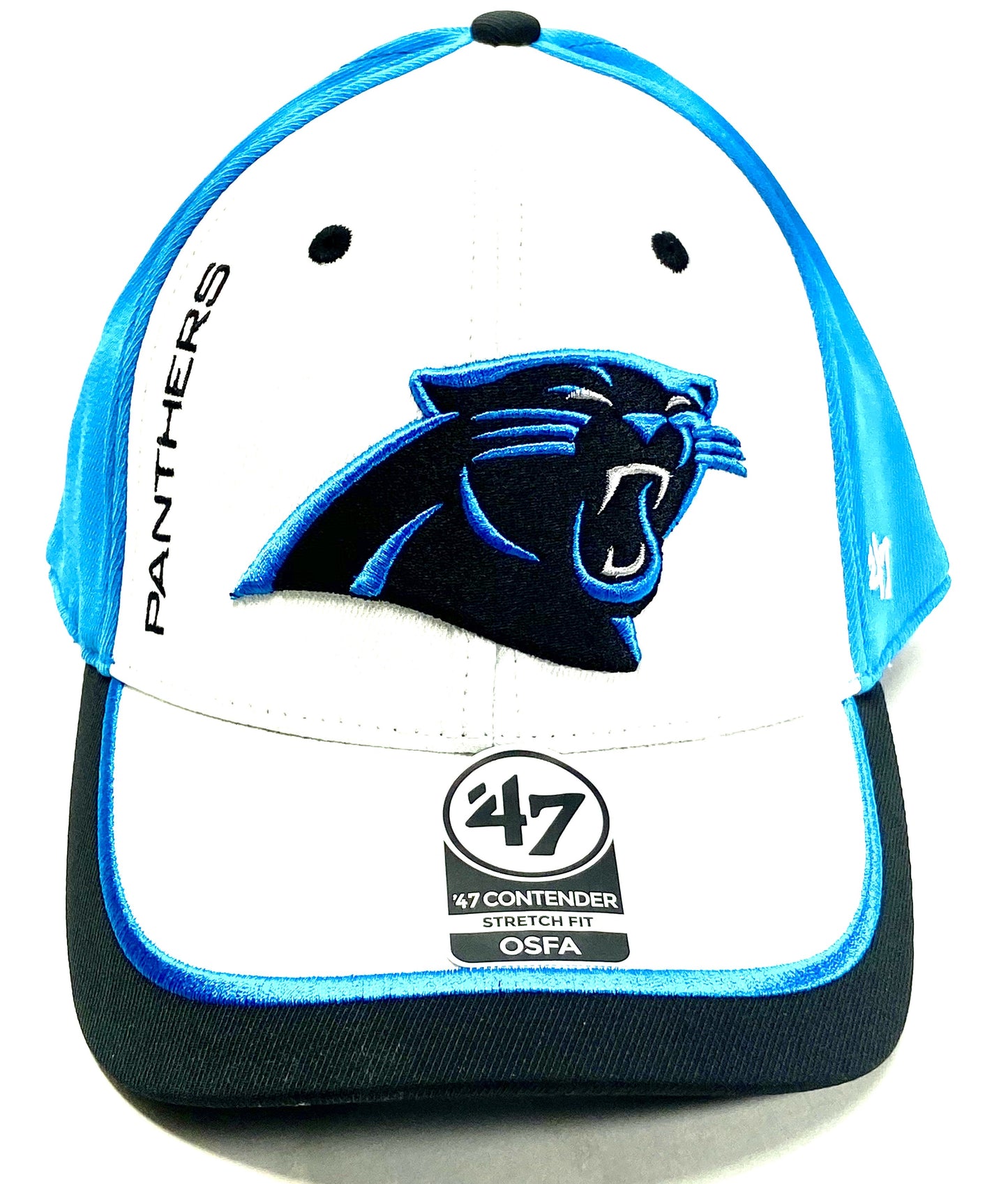 Carolina Panthers NFL Contender "Crash Line" Stretch Fit Ball Cap by '47 Brand