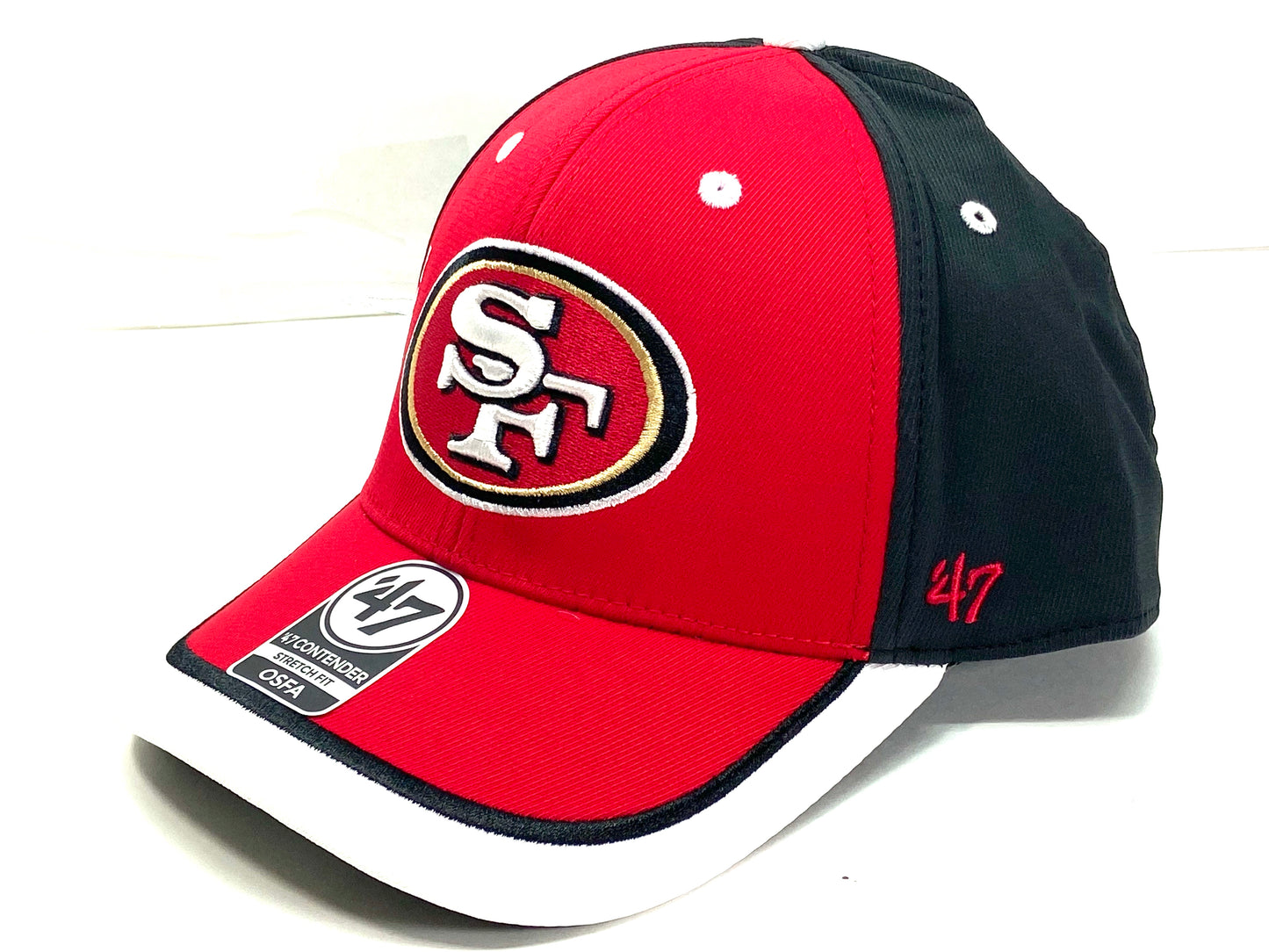 San Francisco 49ers NFL Contender "Crash Line" Stretch Fit Cap by '47 Brand