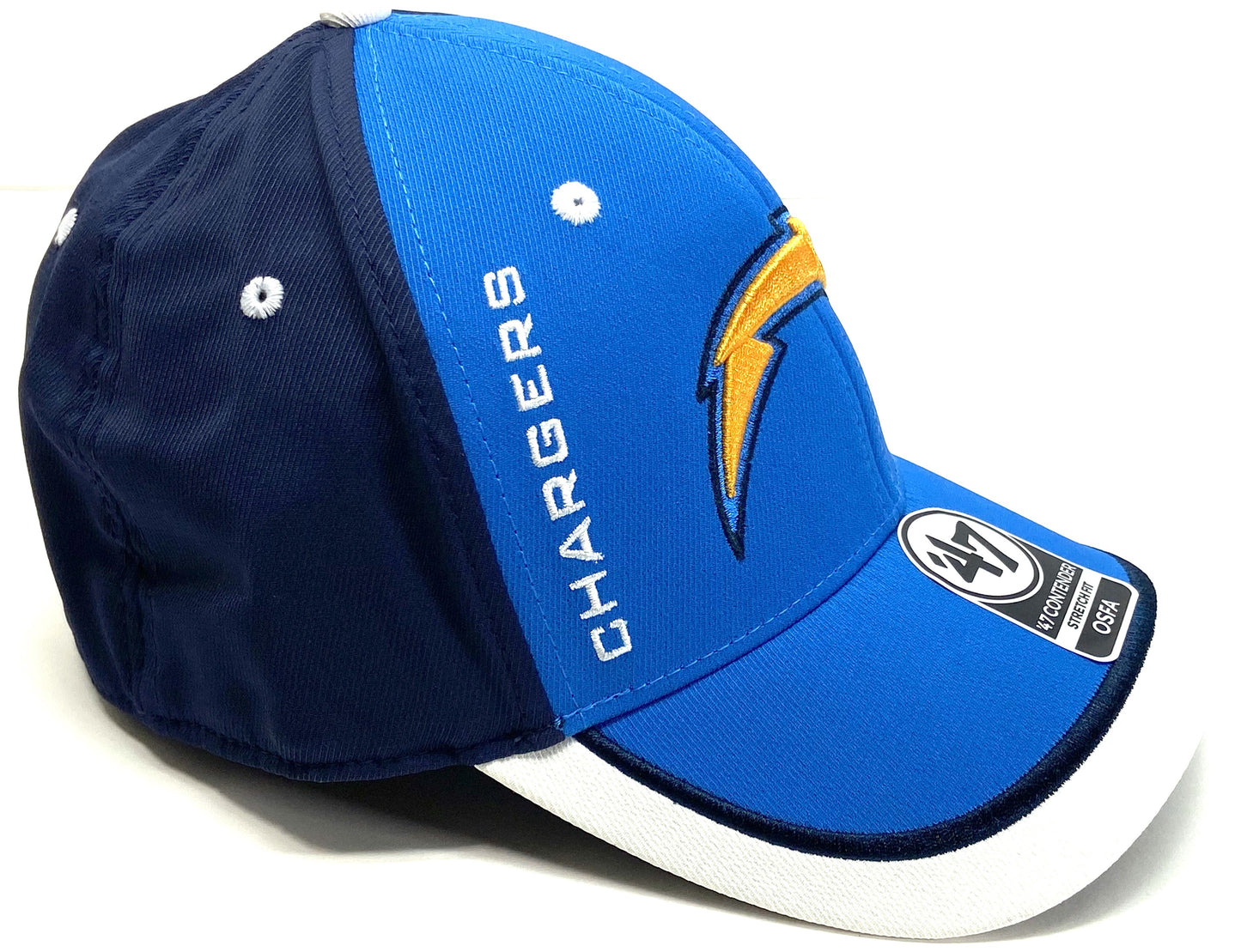 Los Angeles Chargers NFL Contender "Crash Line" Stretch Fit Cap by '47 Brand