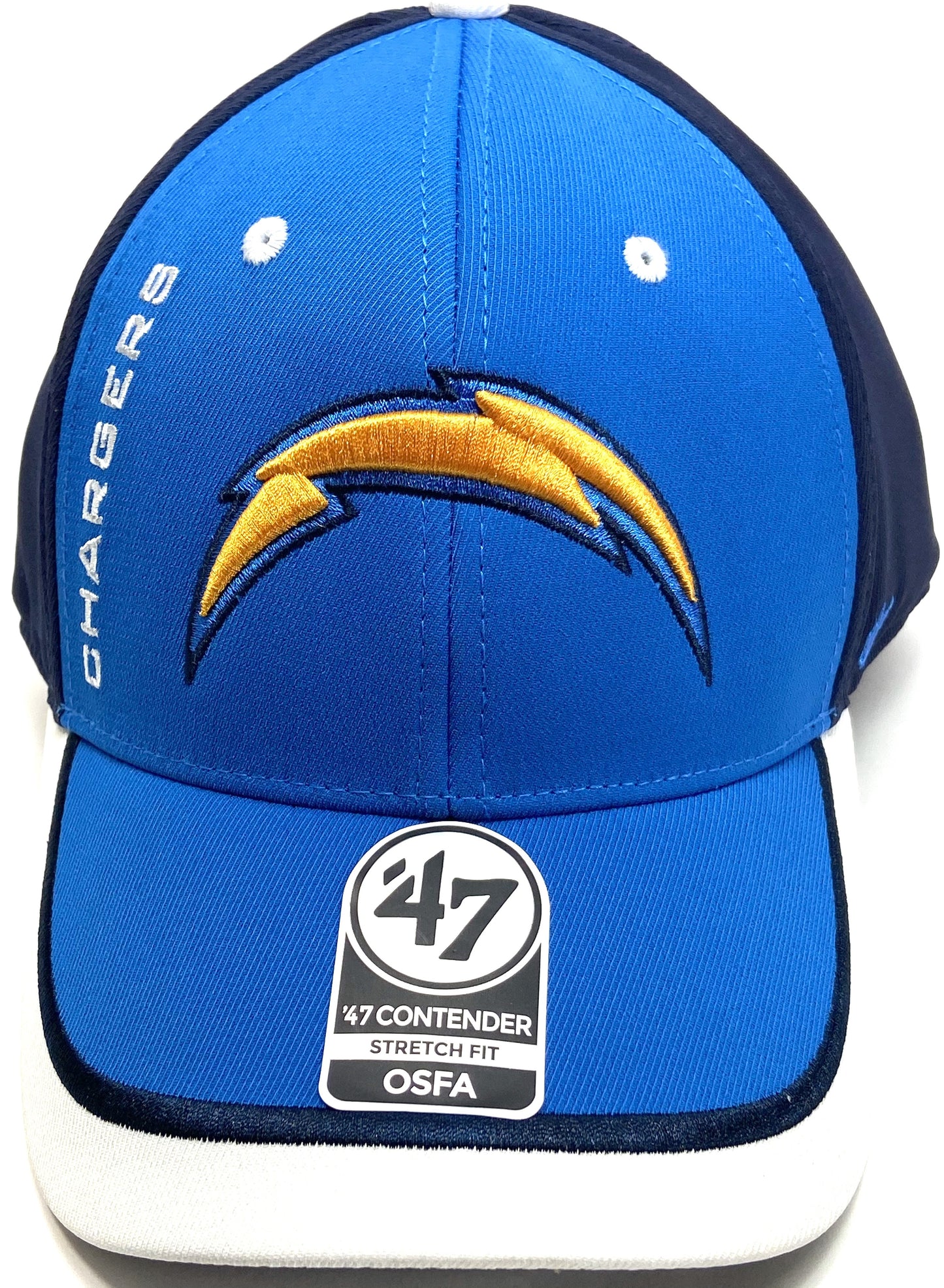 Los Angeles Chargers NFL Contender "Crash Line" Stretch Fit Cap by '47 Brand