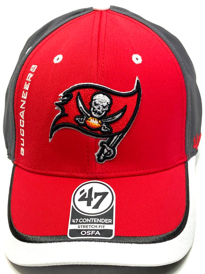 Tampa Bay Buccaneers NFL Contender "Crash Line" Stretch Fit Cap by '47 Brand