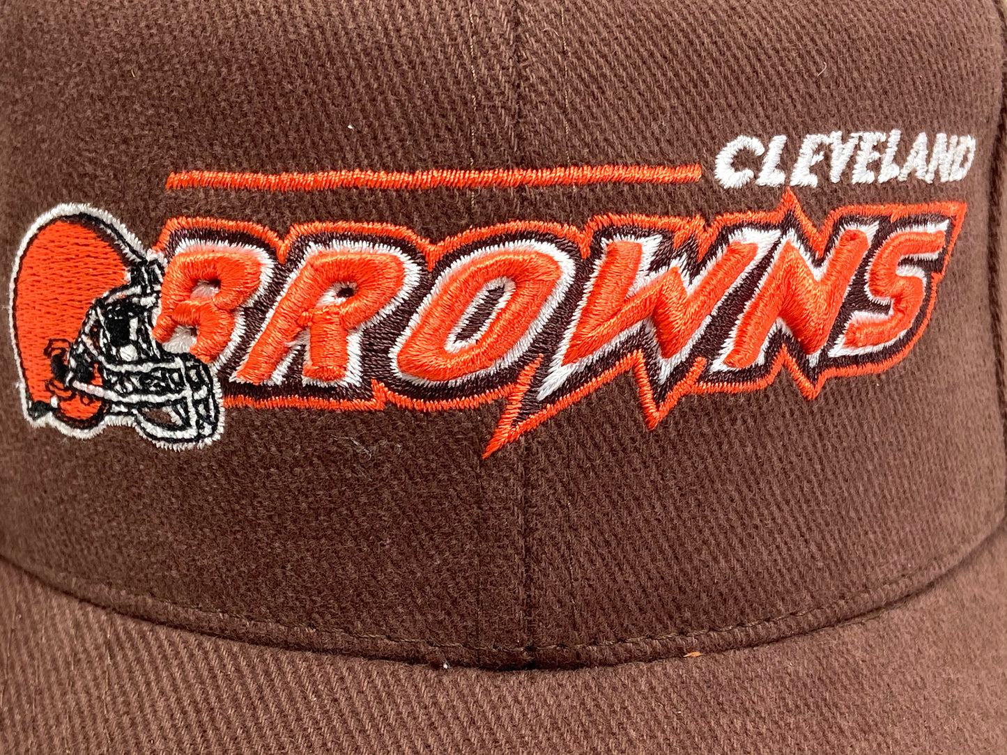 Cleveland Browns Vintage Late 90's NFL "3-D Browns" Cap by Logo Athletic