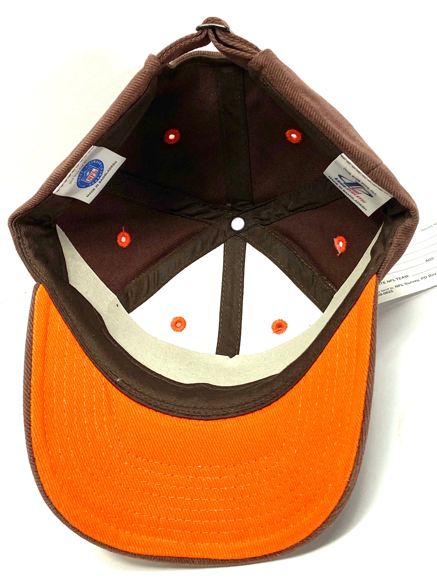 Cleveland Browns Vintage Late 90's NFL "3-D Browns" Cap by Logo Athletic