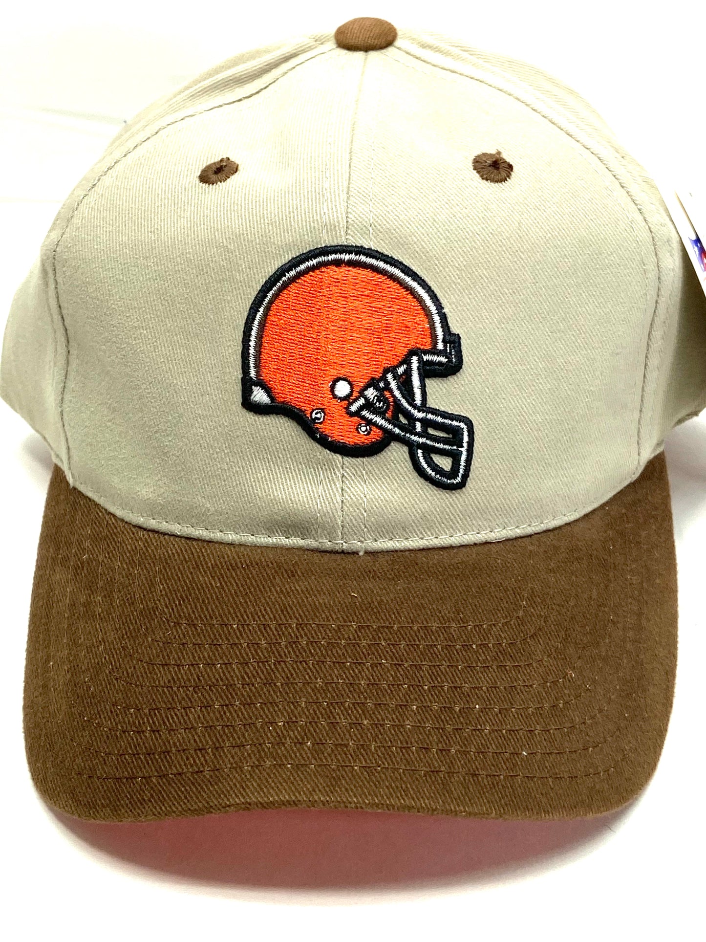 Cleveland Browns Vintage NFL Khaki Cotton Logo Cap by Annco