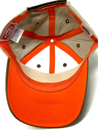 Cleveland Browns Vintage NFL Khaki Cotton Logo Cap by Annco