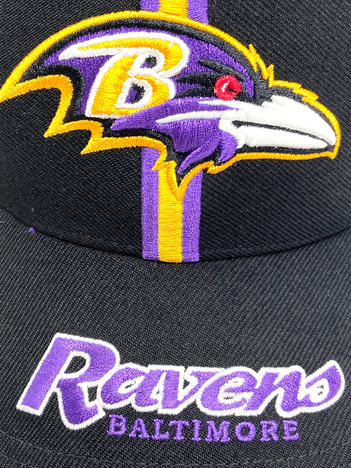 Baltimore Ravens Vintage NFL Purple 15% Wool 3-D Logo Cap by Twins Enterprise