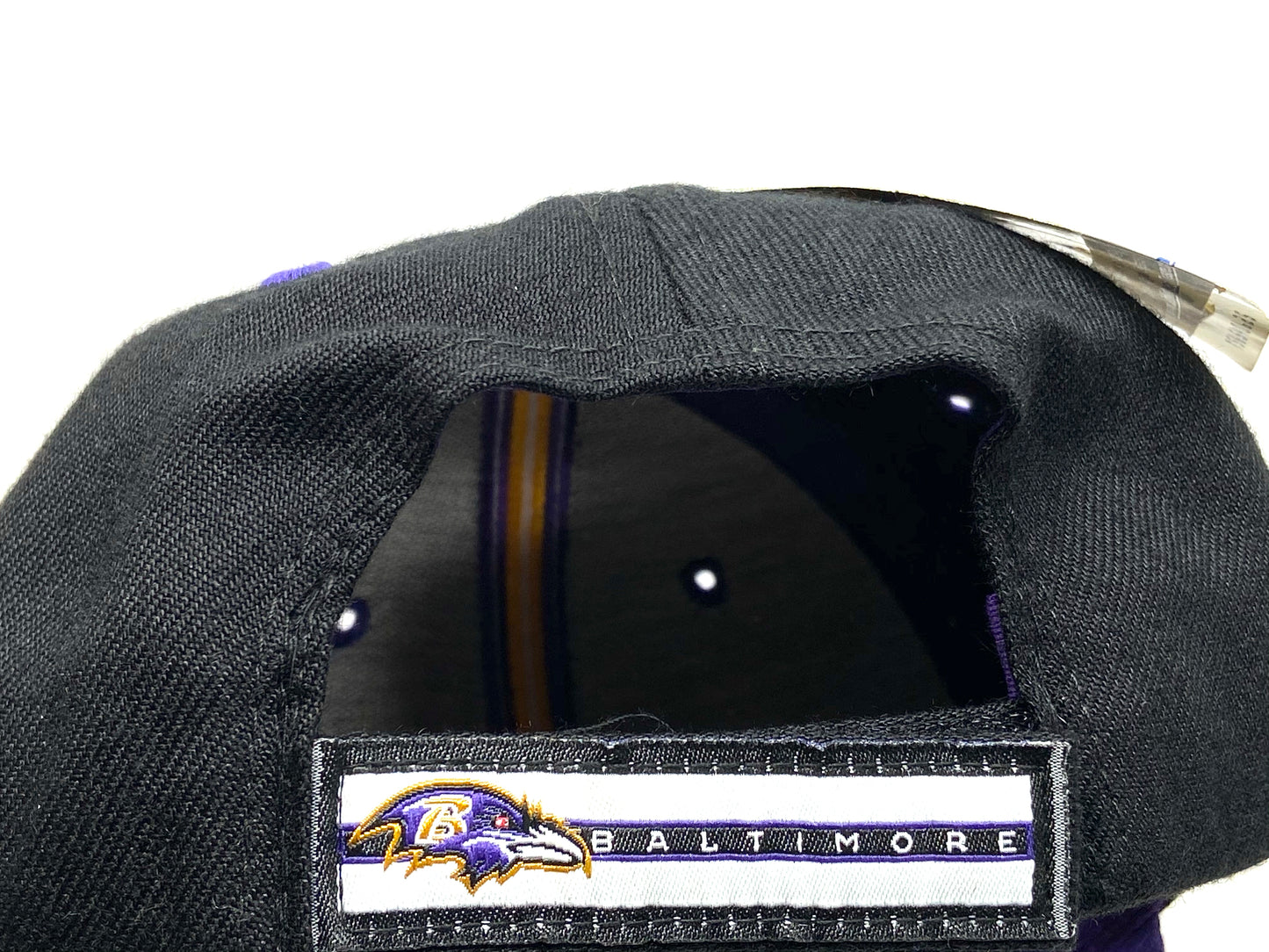 Baltimore Ravens Vintage NFL Purple 15% Wool 3-D Logo Cap by Twins Enterprise