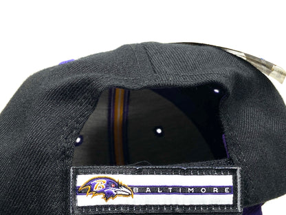 Baltimore Ravens Vintage NFL Purple 15% Wool 3-D Logo Cap by Twins Enterprise