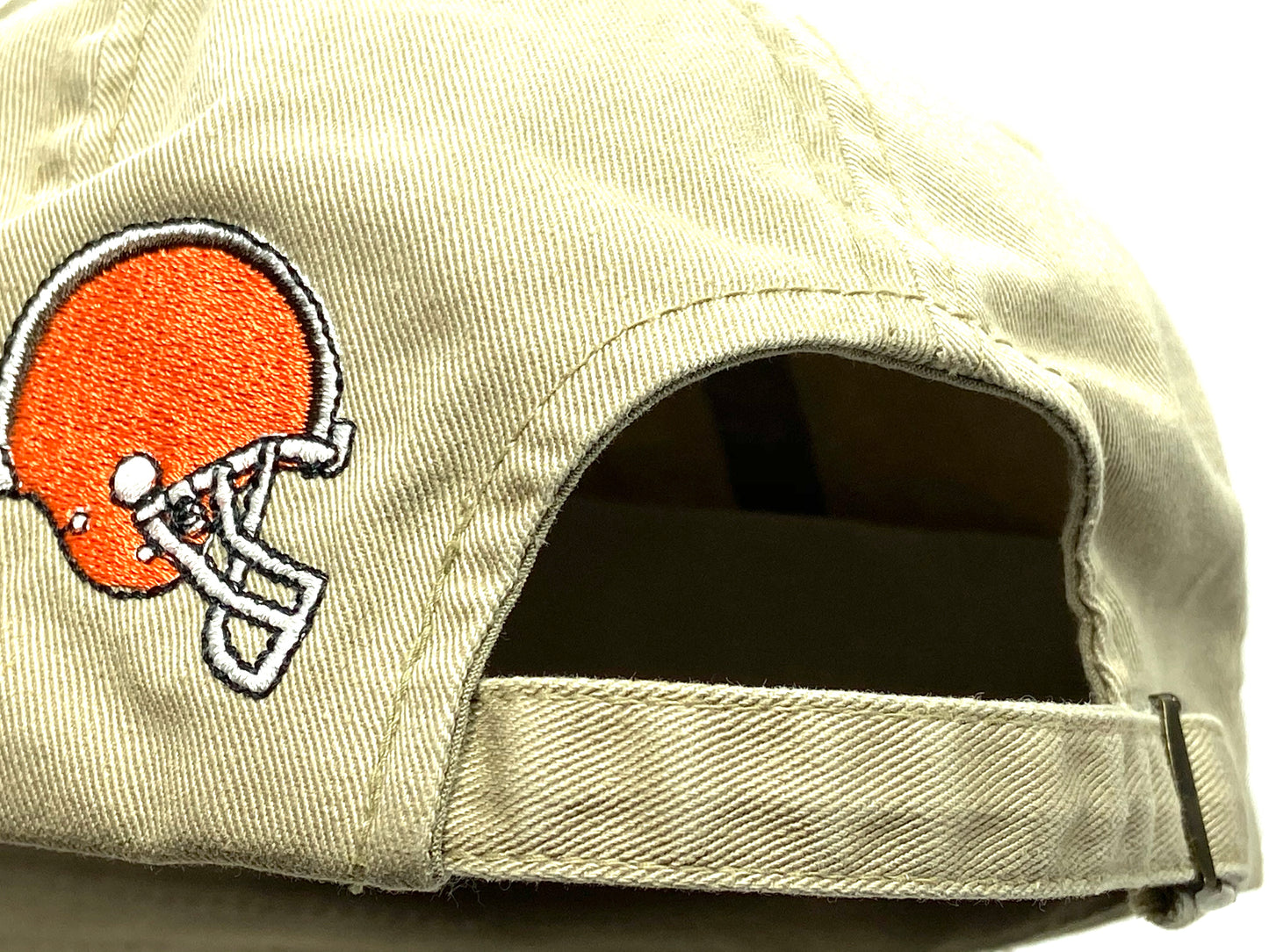 Cleveland Browns Vintage NFL Khaki W/White Logo Cap by American Needle