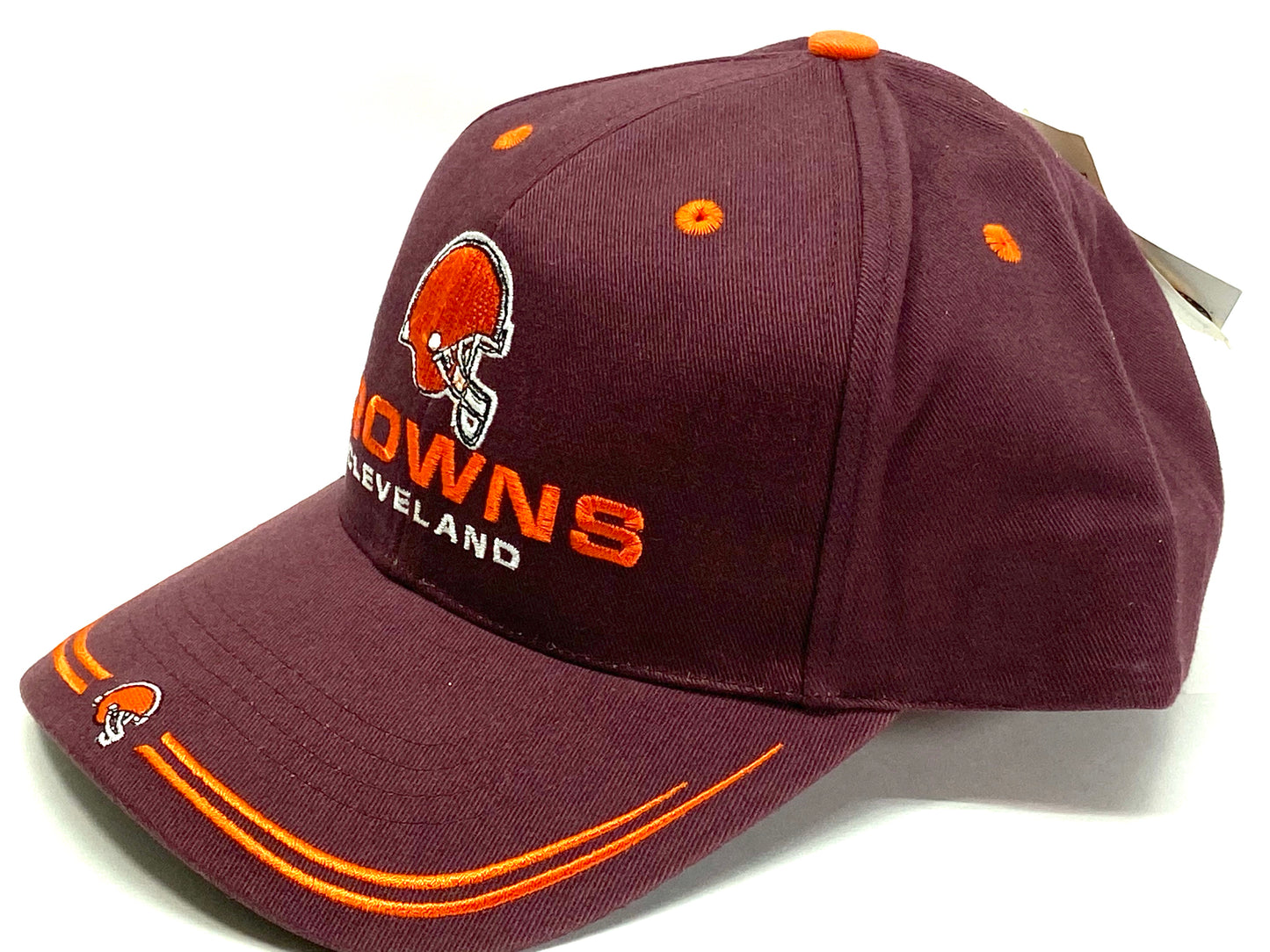 Cleveland Browns Vintage 1999 NFL Maroon 'Stache' Cap by Twins Enterprise