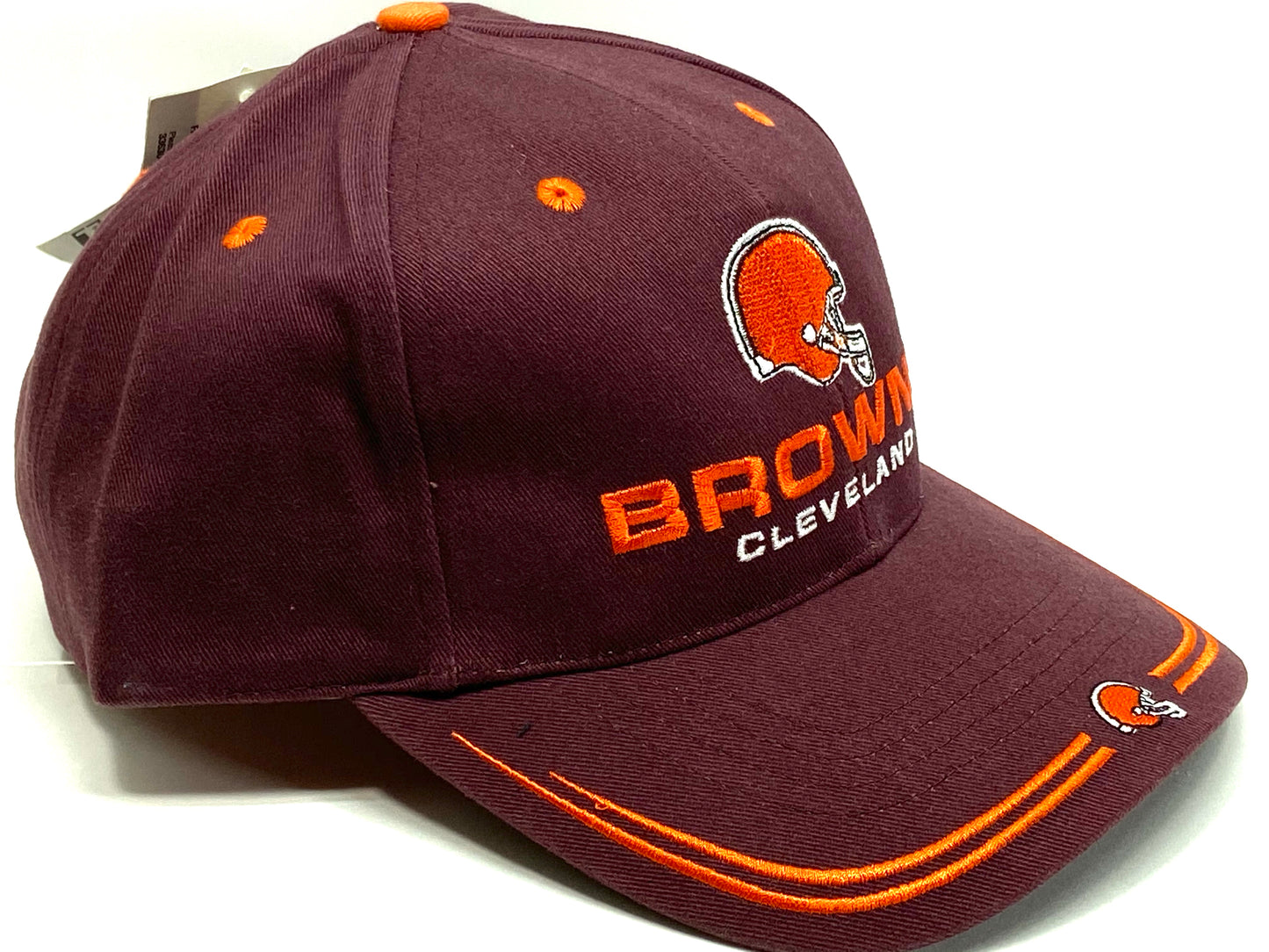 Cleveland Browns Vintage 1999 NFL Maroon 'Stache' Cap by Twins Enterprise