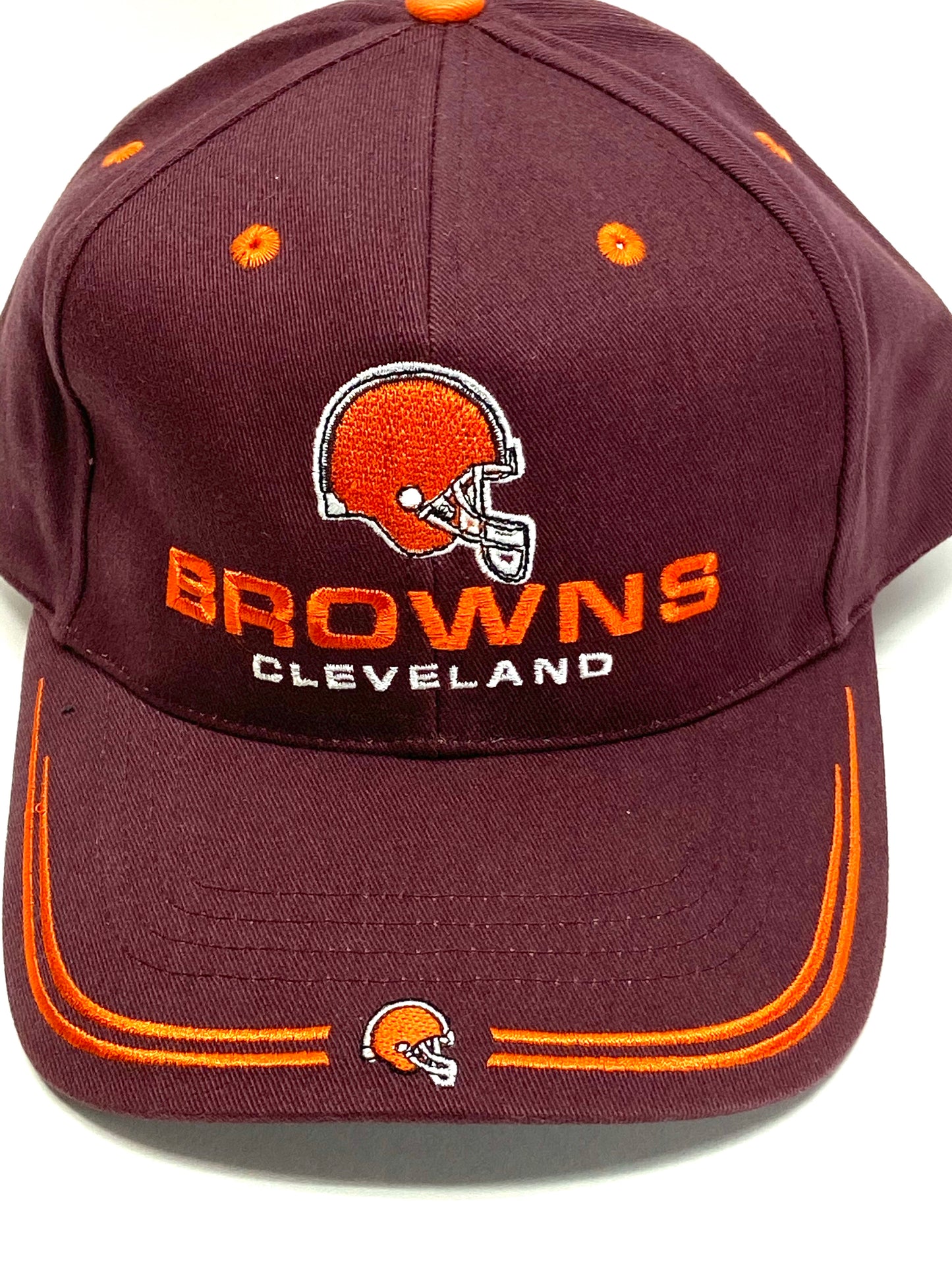 Cleveland Browns Vintage 1999 NFL Maroon 'Stache' Cap by Twins Enterprise