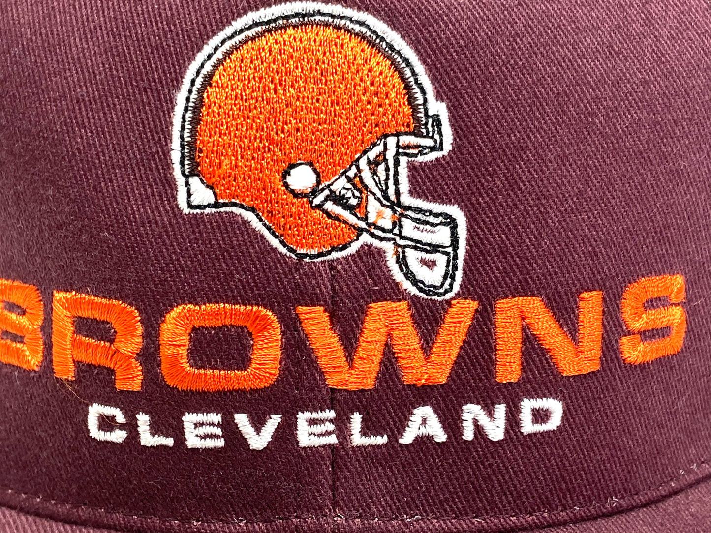 Cleveland Browns Vintage 1999 NFL Maroon 'Stache' Cap by Twins Enterprise