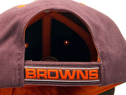 Cleveland Browns Vintage 1999 NFL Maroon 'Stache' Cap by Twins Enterprise