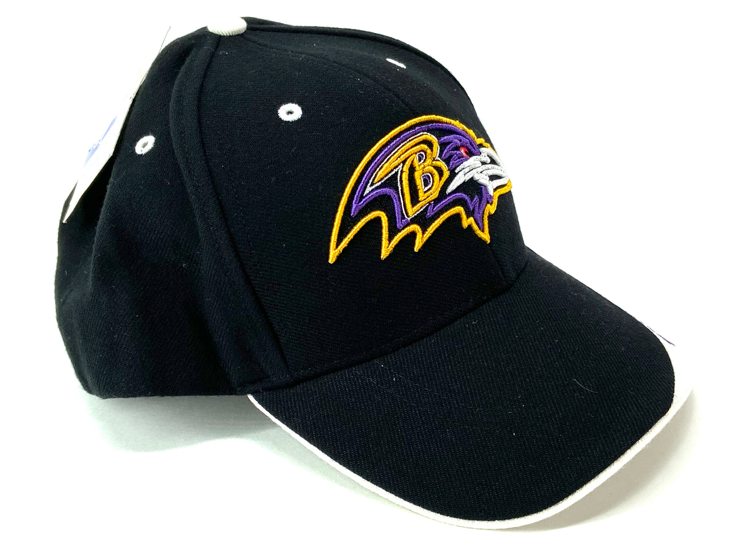 Baltimore Ravens Vintage NFL Black 15% Wool Logo Cap by Twins Enterprise