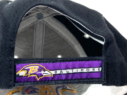 Baltimore Ravens Vintage NFL Black 15% Wool Logo Cap by Twins Enterprise