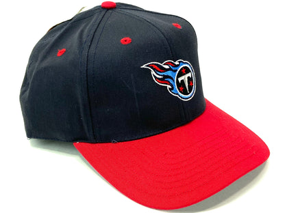 Tennessee Titans Vintage NFL Navy/Red Twill Snapback Replica Cap by Drew Pearson Marketing