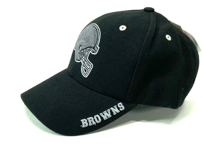 Cleveland Browns Vintage 1999 NFL Black 30% Wool Logo Cap by Twins Enterprise