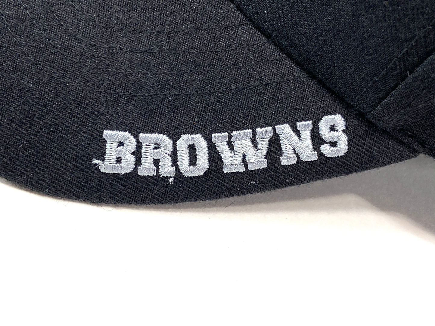 Cleveland Browns Vintage 1999 NFL Black 30% Wool Logo Cap by Twins Enterprise