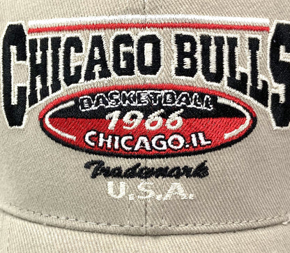 Chicago Bulls Classic NBA Khaki 2006 "Basketball 1966" Hat by Annco