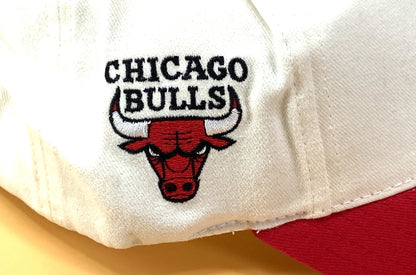 Chicago Bulls Vintage NBA White With "Basketball" Cap by Annco