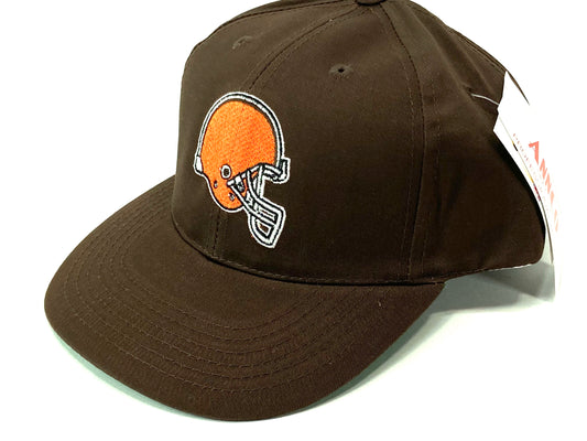 Cleveland Browns Vintage NFL Brown Youth Logo Snapback by Annco