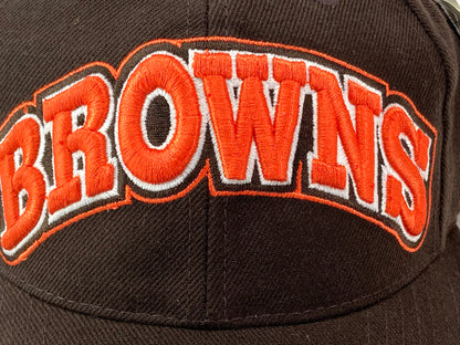 Cleveland Browns Vintage NFL 20% Wool Block "BROWNS" Cap by American Needle