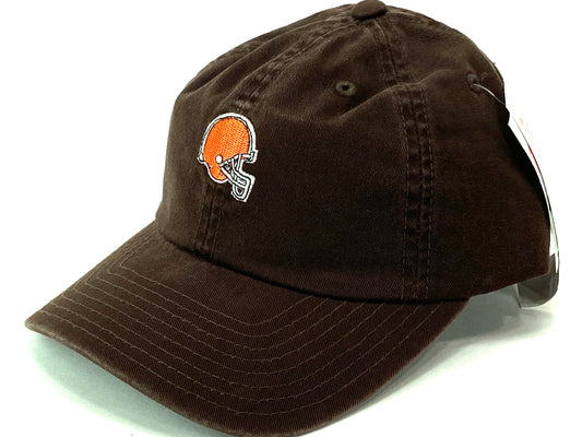 Cleveland Browns Vintage NFL Unstructured Brown Logo Cap by American Needle