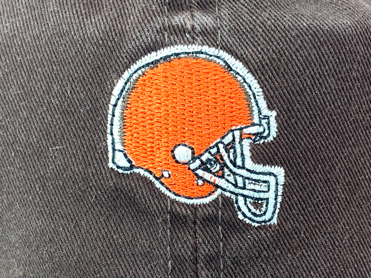 Cleveland Browns Vintage NFL Unstructured Brown Logo Cap by American Needle