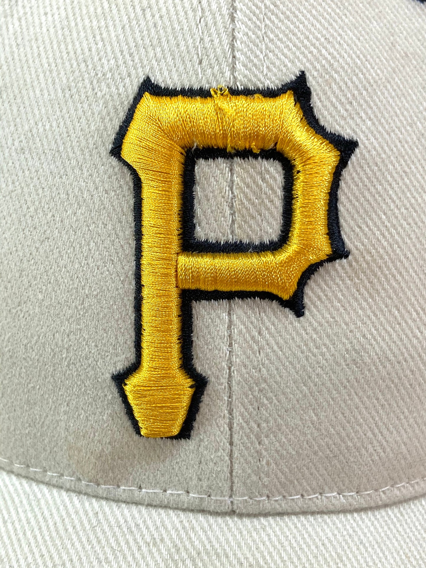 Pittsburgh Pirates Vintage MLB White "Stache" Cap by Twins Enterprise