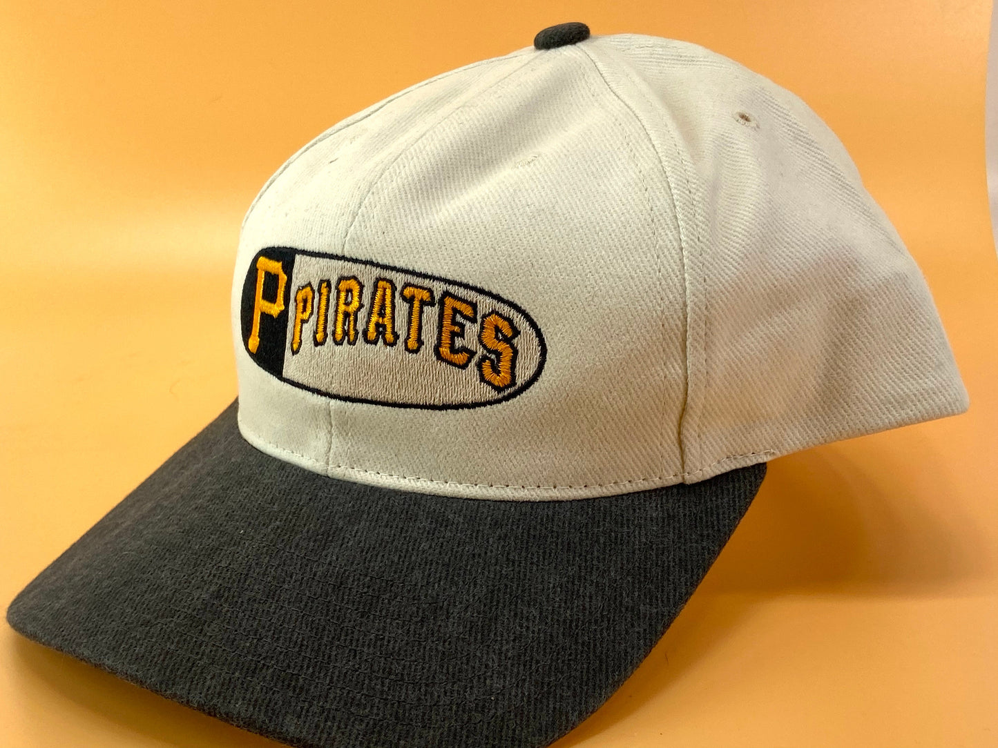 Pittsburgh Pirates Vintage MLB White Logo "P" Cap by Twins Enterprise