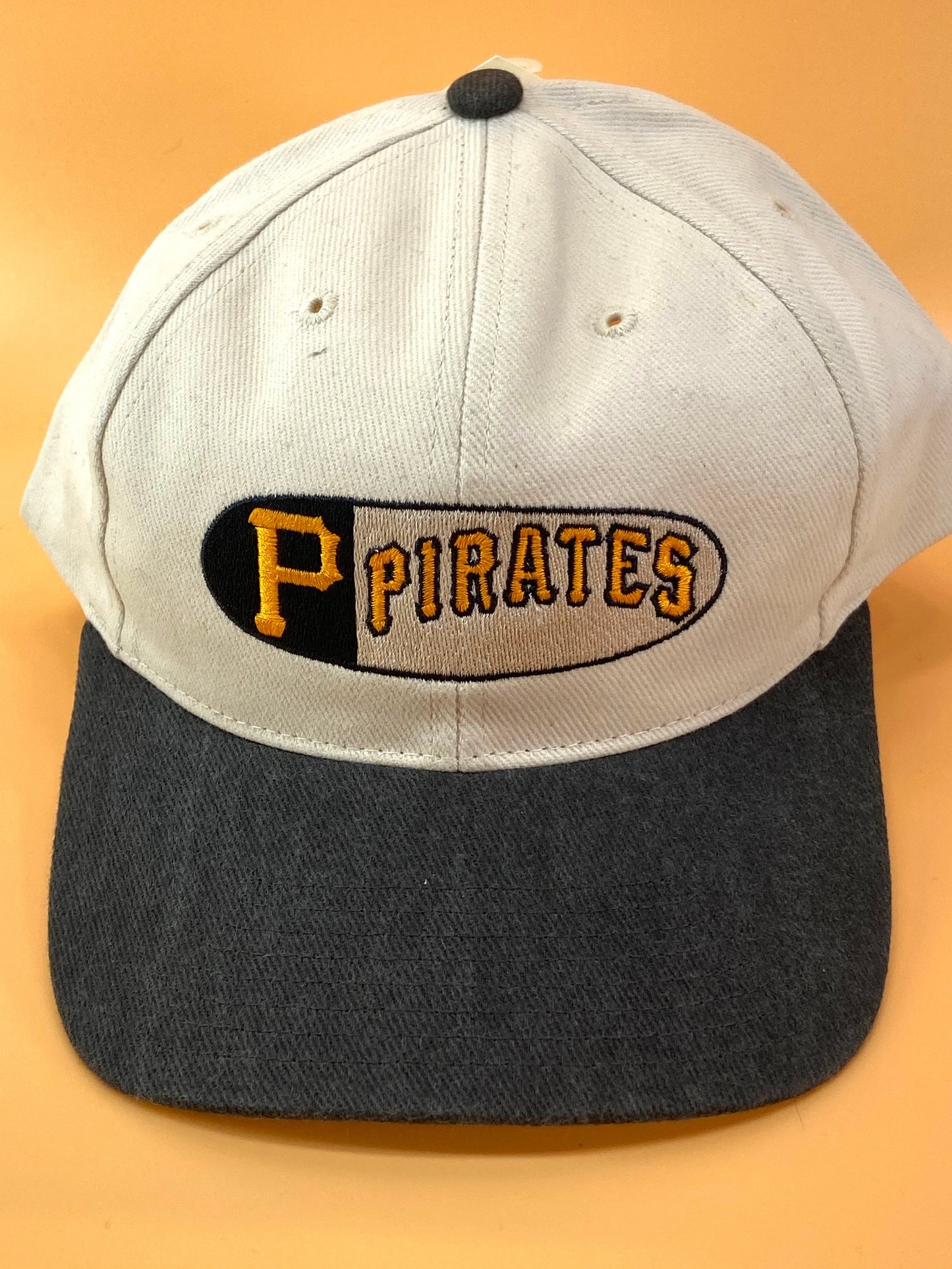 Pittsburgh Pirates Vintage MLB White Logo "P" Cap by Twins Enterprise