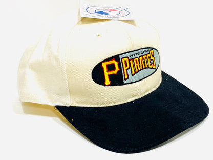 Pittsburgh Pirates Vintage MLB White Logo "P" Cap by Twins Enterprise