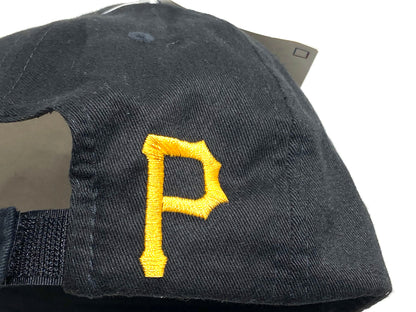 Pittsburgh Pirates Vintage MLB Black Cotton Cap by Drew Pearson Marketing