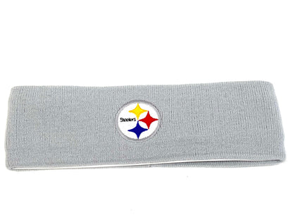 Pittsburgh Steelers Vintage NFL Gray Logo Headband by G Knit Company